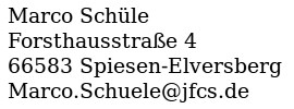 Pascal Gwosdek - Kontaktinfos. E-Post: P.Gwosdek auf jfcs.de. Wenn Sie das Bild nicht sehen k&ouml;nnen, mich aber dennoch kontaktieren m&ouml;chten, schicken Sie mir bitte eine E-Mail. Ich sende Ihnen ggf. umgehend meine Adresse zu.